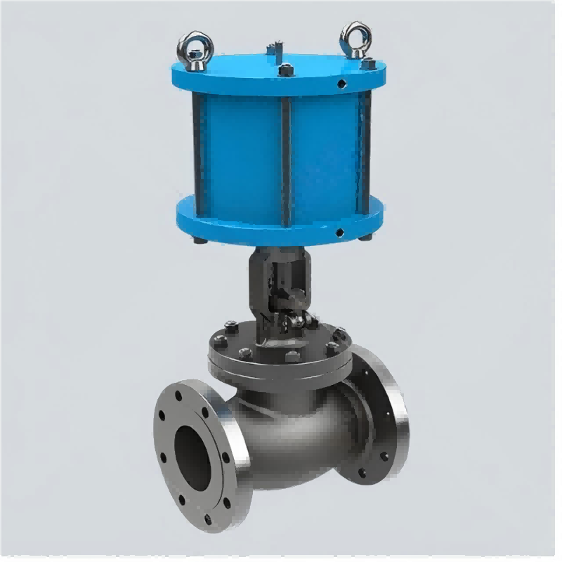 American standard pneumatic globe valve，Stop valve，Pneumatic stop valve，
