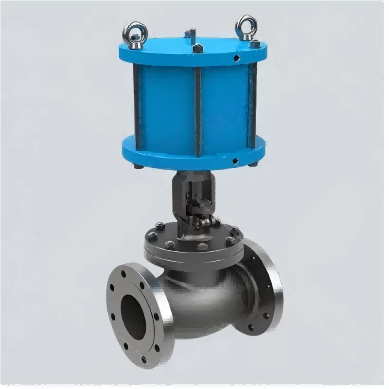 American standard pneumatic globe valve，Stop valve，Pneumatic stop valve，