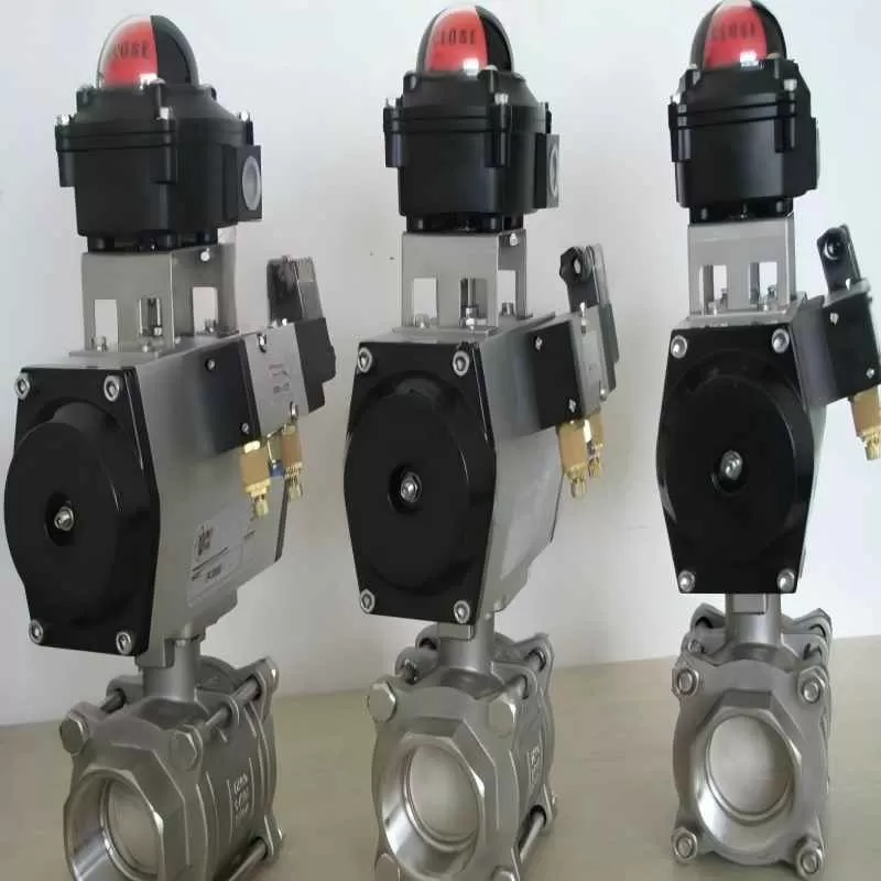 Q611F pneumatic three-piece ball valve,Q611F pneumatic, three piece ball valve, ball valve
