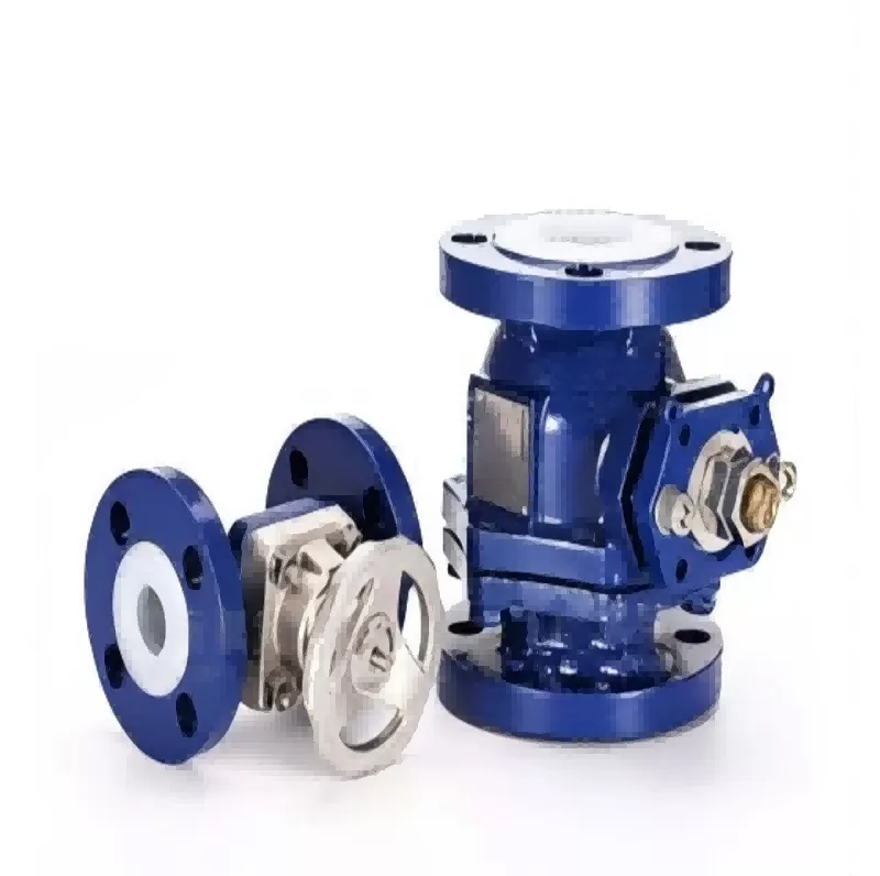 Fluorine lined ball valve，Fluorine lined valve， ball valve