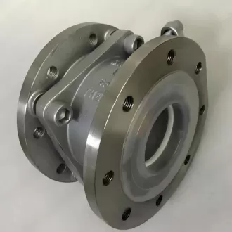 Fluorine lined discharge ball valve，Fluorine-Lined Ball Valve，Fluorine lined valve