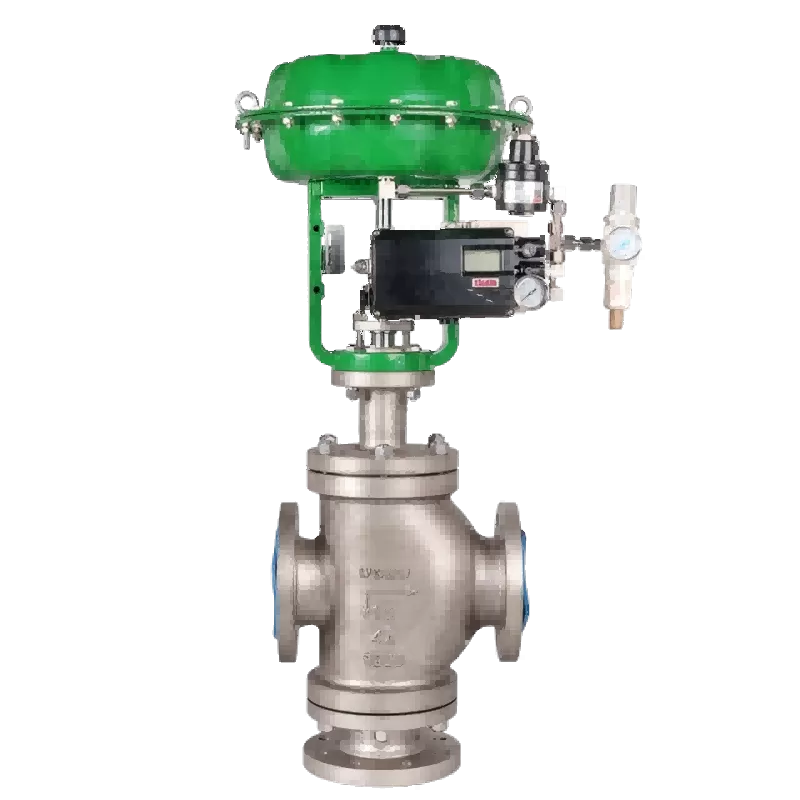 Diaphragm three-way regulating valve，Diaphragm three-way Control valve ，Control valve