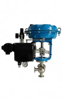 Pneumatic sanitary control valve, control valve，Pneumatic control valve