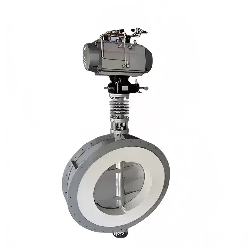 1200℃ high temperature butterfly valve;High Temperature Butterfly Valve