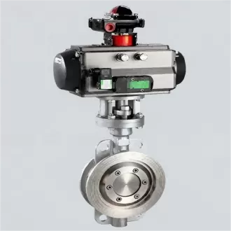 Pneumatic hard seal butterfly valve,Pneumatic hard seal butterfly valve,Hard seal butterfly valve