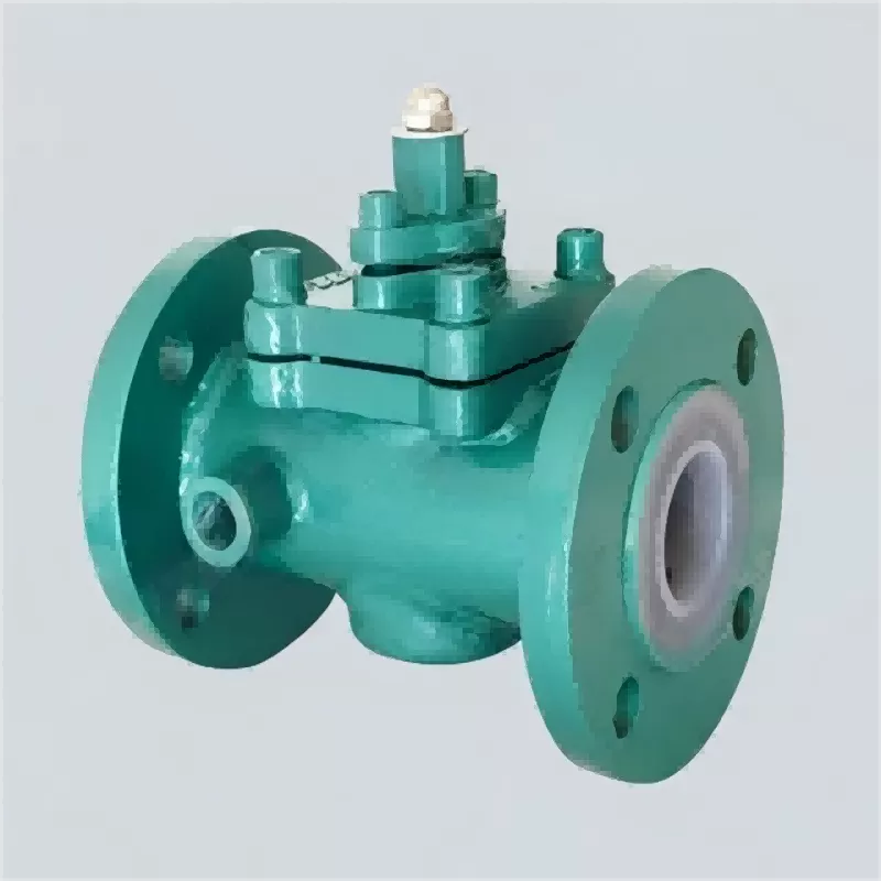 Insulation lined fluorine plug valve,Fluorine Lined Plug Valve