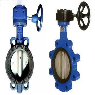 Worm Wafer Type Butterfly Valve, Butterfly Valve