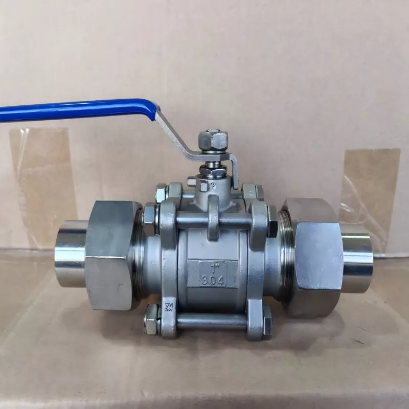 Q21F three-piece loose butt welding ball valve, loose butt welding ball valve