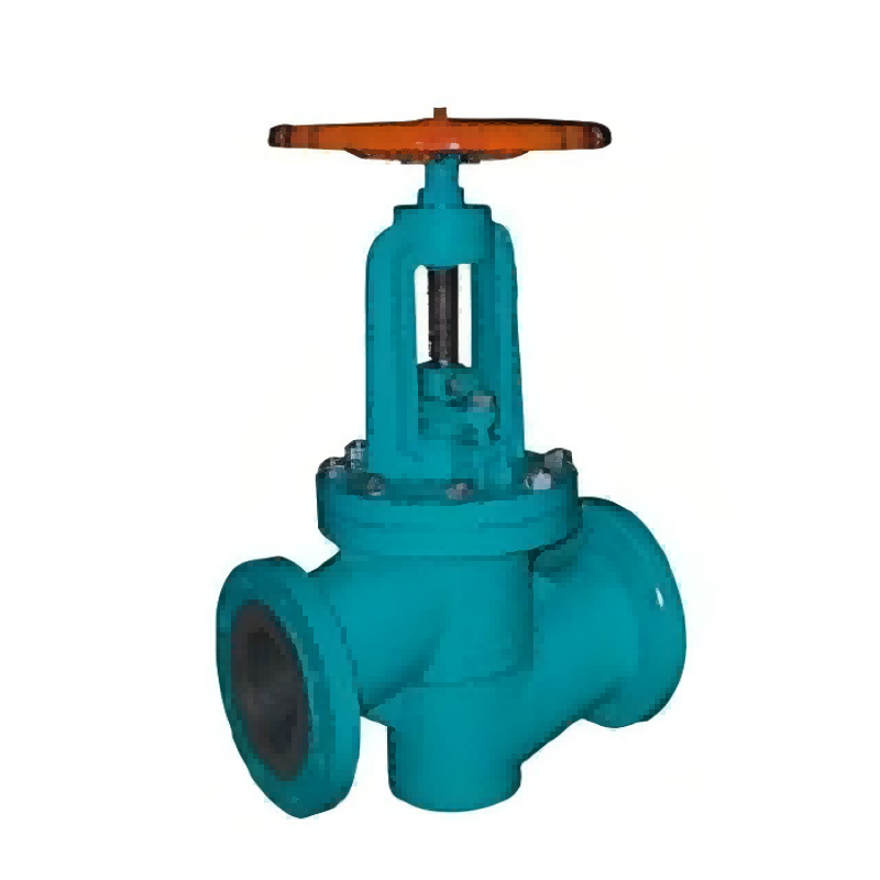 J41J straight-through rubber lined globe valve, straight-through rubber lined globe valve
