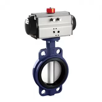 Pneumatic center line butterfly valve,center line butterfly valve, butterfly valve