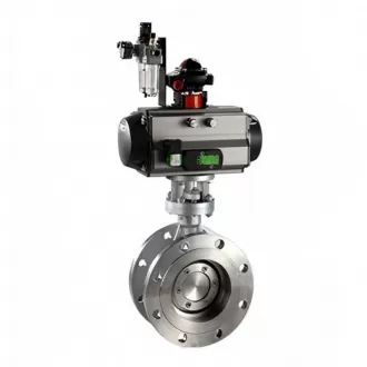 Pneumatic three eccentric butterfly valve,three eccentric butterfly valve,butterfly valve