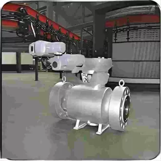 Aerospace wind tunnel ball valve,ball valve