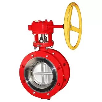 Double eccentric high-efficiency double flange butterfly valve,butterfly valve
