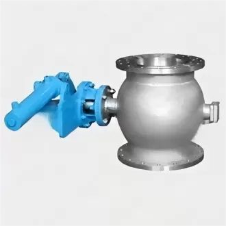 Hydraulic controlled eccentric half ball valve,eccentric half ball valve