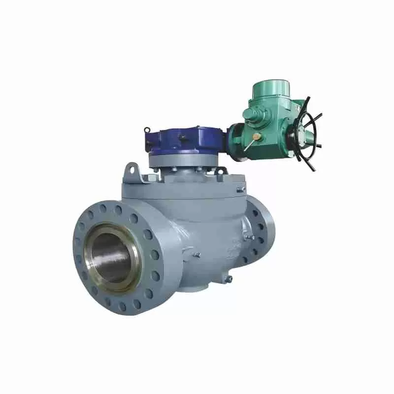 Electric top-mounted eccentric half ball valve, top-mounted eccentric half ball valve,eccentric half ball valve. ball valve