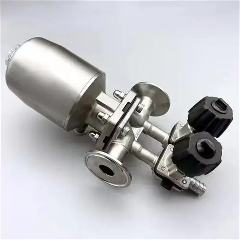 Quick-installation sanitary pneumatic diaphragm valve，Pneumatic diaphragm valve，Diaphragm valve