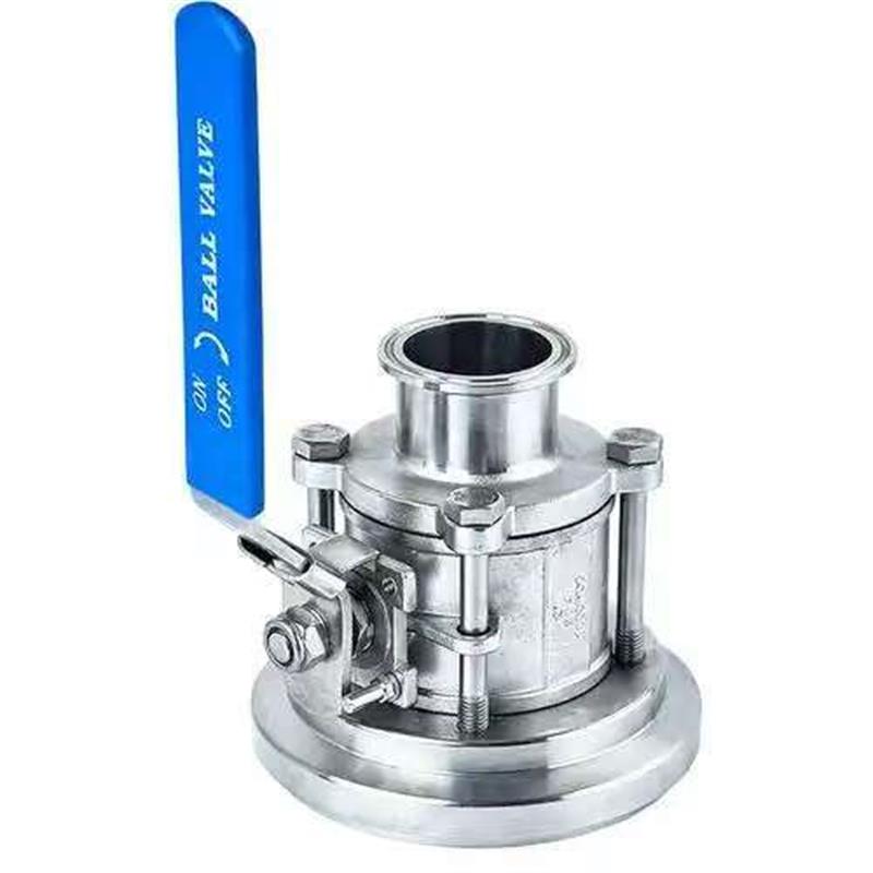 Sanitary manual tank bottom ball valve， Sanitary ball valve，Ball valve