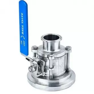 Sanitary manual tank bottom ball valve， Sanitary ball valve，Ball valve