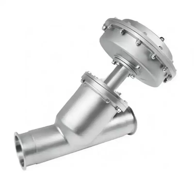 Sanitary Angle seat valve, Angle seat valve