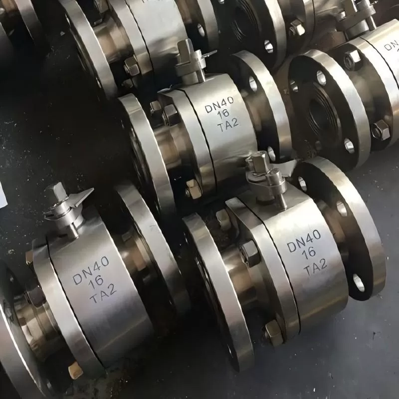 Titanium ball valve, ball valve