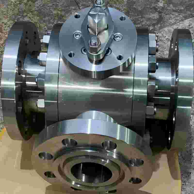 C276 high-pressure forged steel three-way ball valve,three-way ball valve