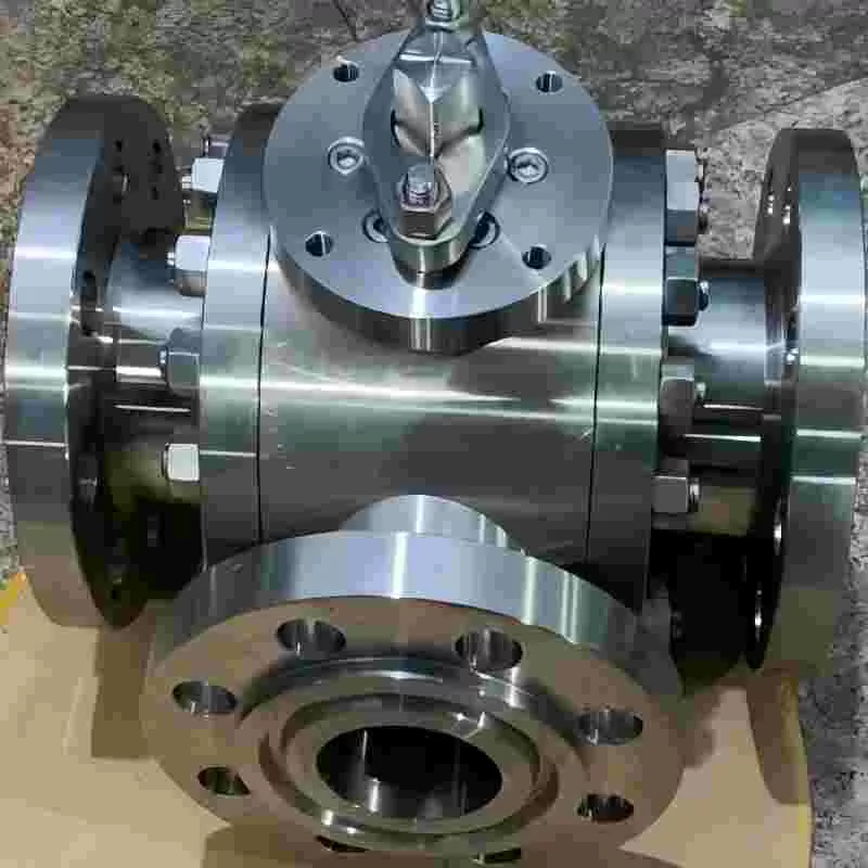 C276 high-pressure forged steel three-way ball valve,three-way ball valve