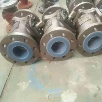 Pneumatic flange fluorine-lined ball valve, flange fluorine-lined ball valve, fluorine-lined ball valve,ball valve