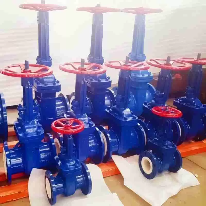 Z41F46- Manual flange fluorine-lined gate valve,Manual flange fluorine-lined gate valve,flange fluorine-lined gate valve,gate valve