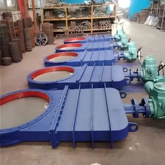 PZ973H- Large-diameter electric concealed stem knife gate valve, Large-diameter electric concealed stem knife gate valve, electric concealed stem knife gate valve, knife gate valve