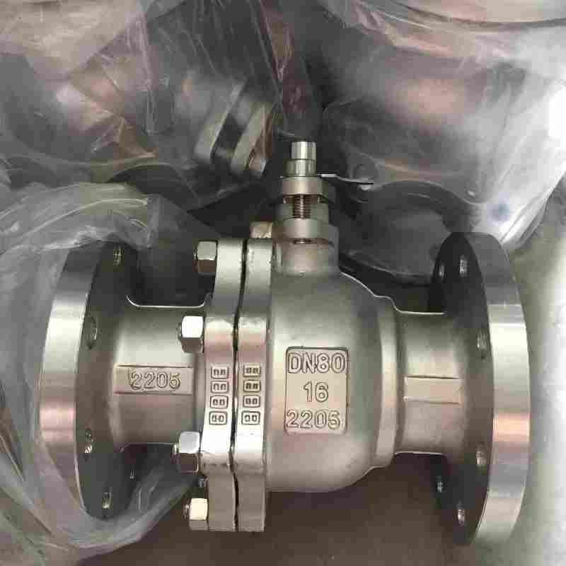2205 double-phase steel flange ball valve,2205 flange ball valve,ball valve