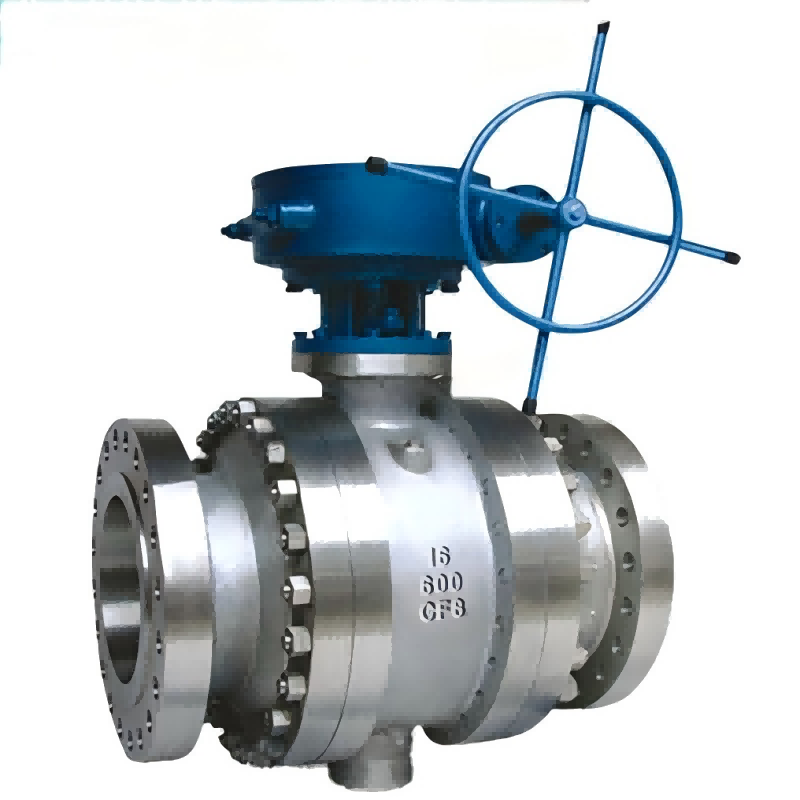 Q347F stainless steel turbine fixed ball valve,stainless steel turbine fixed ball valve, fixed ball valve,ball valve