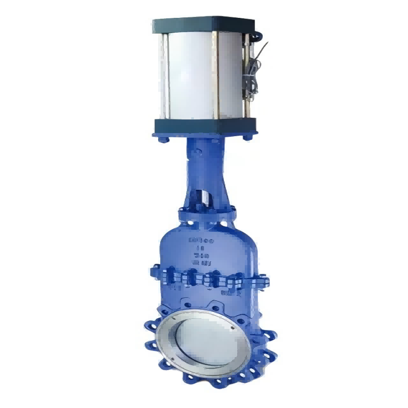 DMZ673 pneumatic concealed stem knife gate Valve - Gate valve,knife gate Valve