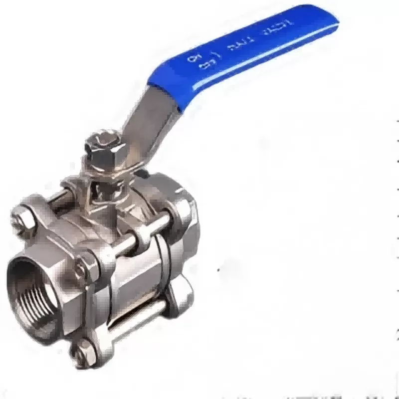 Q11F-16-64P stainless steel three-piece threaded ball valve, three-piece threaded ball valve,threaded ball valve,ball valve