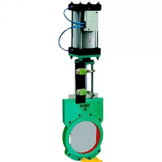 Z673X series pneumatic clamp gate valve Z673-2.5C-DN400 cast steel body nominal pressure 2.5bar, gate valve