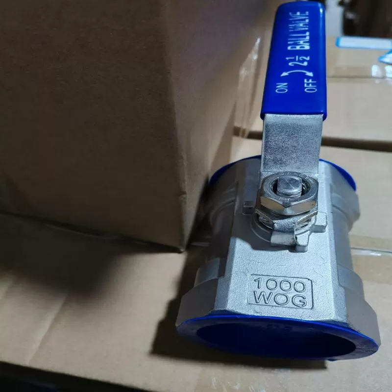 Q11F series one-piece 304 stainless steel /CF8 wire ball valve Q11F-16P-DN65 PT(ZG)/RC internal thread connection nominal pressure 16bar