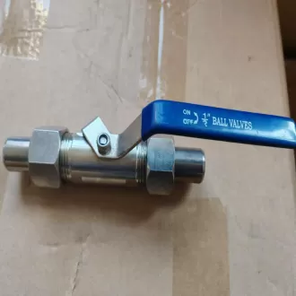 Carbon steel WCB wide double outer wire ball valve Q21F-16C-DN10 nominal pressure PN16