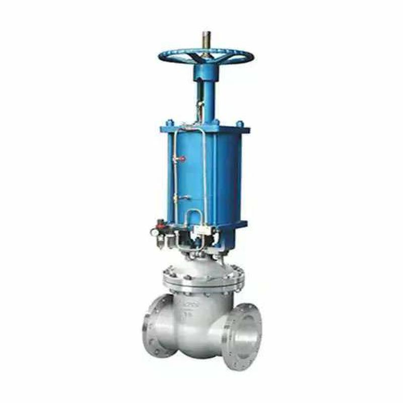 Pneumatic gate valve Z641H-16C-DN200 body material WCB/13Cr double acting pneumatic head does not contain three couches,Pneumatic Gate Valve