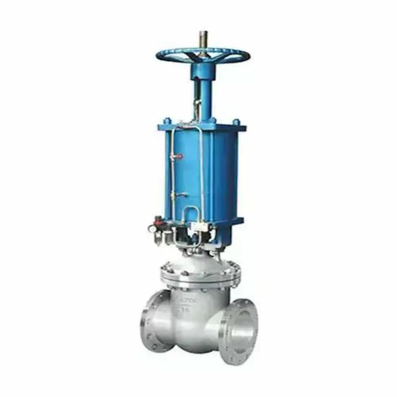 Pneumatic gate valve Z641H-16C-DN200 body material WCB/13Cr double acting pneumatic head does not contain three couches,Pneumatic Gate Valve