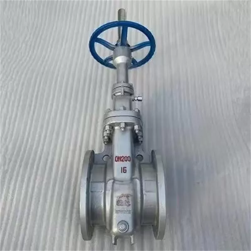 Propped flat gate valve, gate valve